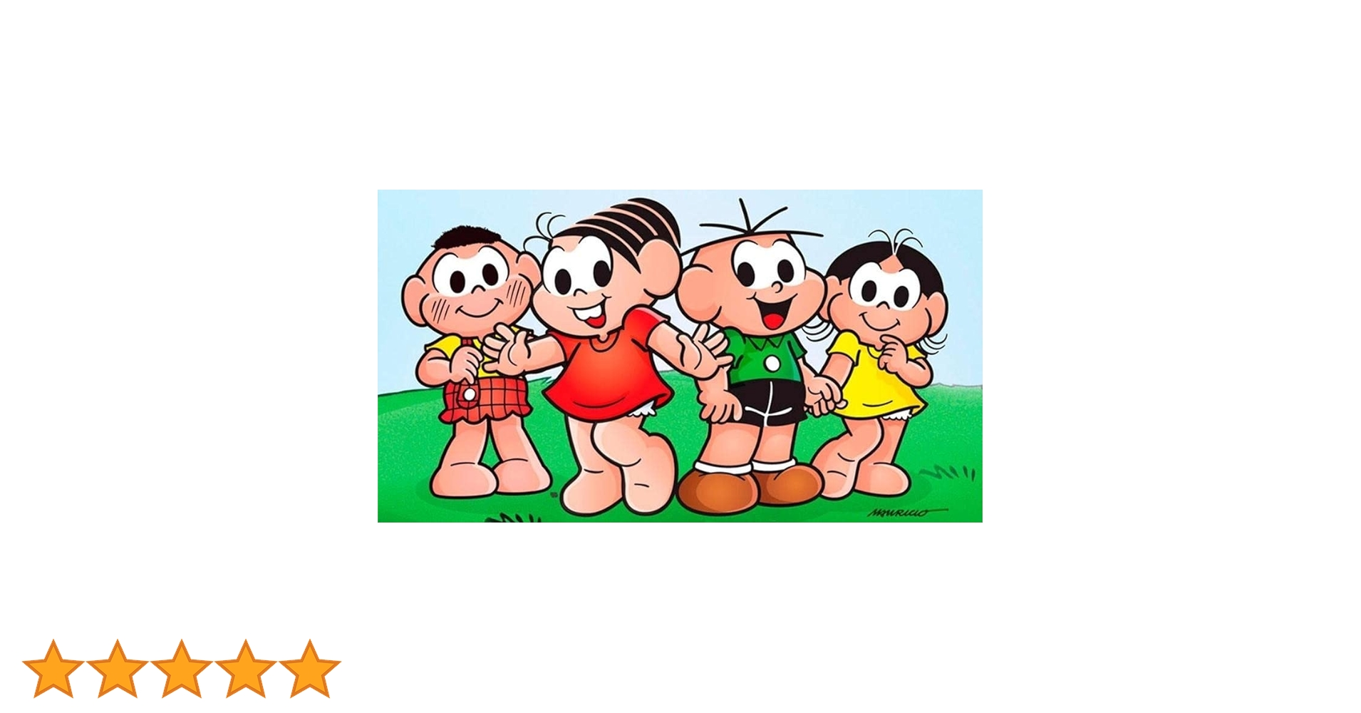 Kit Gibi Turma da Monica com 5 (Unidades) - Sem Repetições